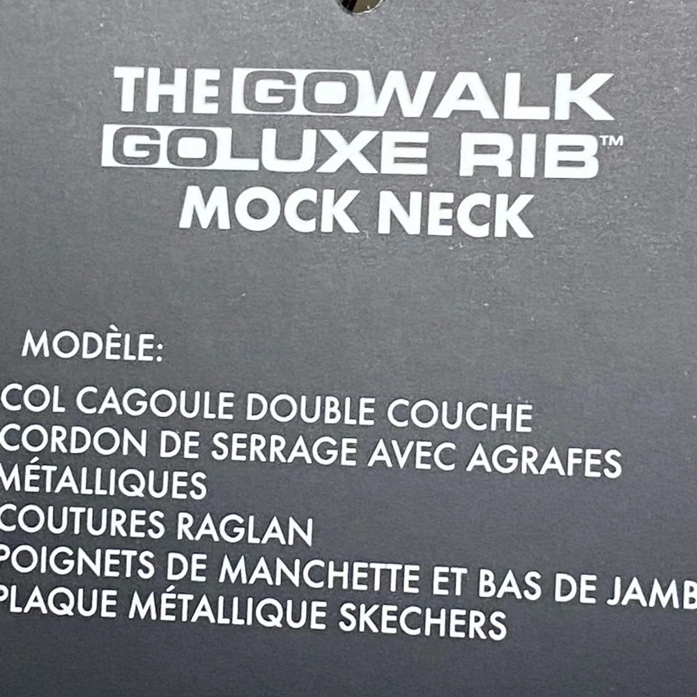 NWT!  Skechers Women's Go Luxe Rib Mock Neck Top - Picture 9 of 10